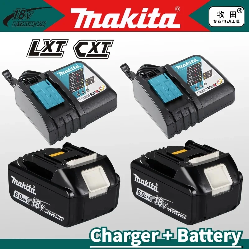 Original Makita 18V 6.0Ah lithium Battery for 18v drill Replacement Batteries BL1830B BL1850B BL1860B BL1815 BL1830 BL1840
Original Makita 18V 6.0Ah lithium Battery for 18v drill Replacement Batteries BL1830B BL1850B BL1860B BL1815 BL1830 BL1840