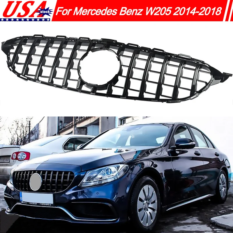 Bumper Grill Fit For Mercedes W205 C180 C200 C250 C300 C450 C43 AMG 2014-2018 GTR Style Front Grille Gloss Black
Bumper Grill Fit For Mercedes W205 C180 C200 C250 C300 C450 C43 AMG 2014-2018 GTR Style Front Grille Gloss Black