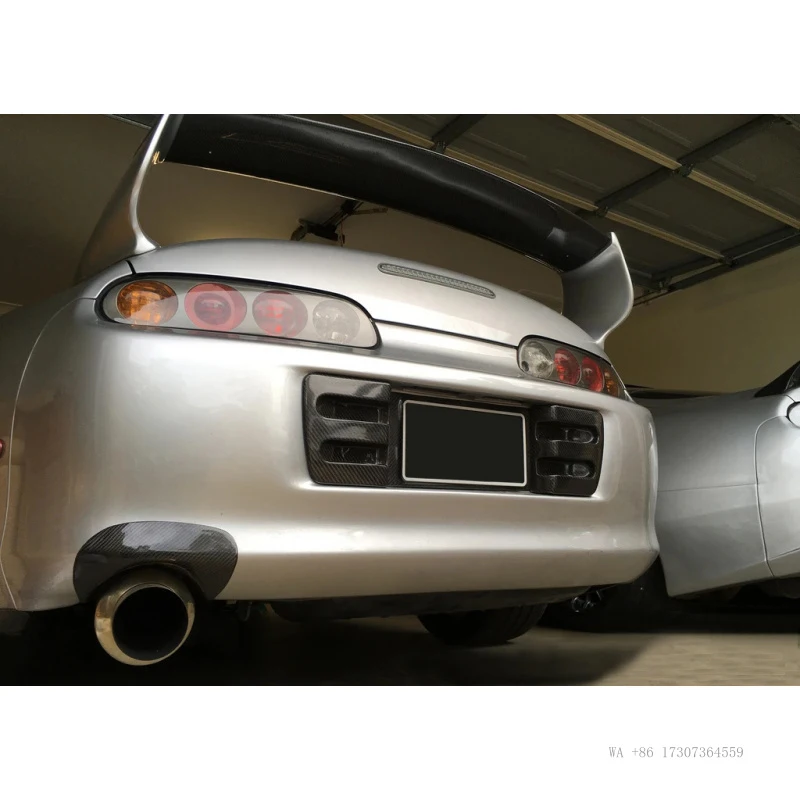 For Toyota Supra MK4 Carbon Fiber Car Modification, Rear Bumper Exhaust Pipe Cover, Tailpipe Heat Insulation Plate
For Toyota Supra MK4 Carbon Fiber Car Modification, Rear Bumper Exhaust Pipe Cover, Tailpipe Heat Insulation Plate