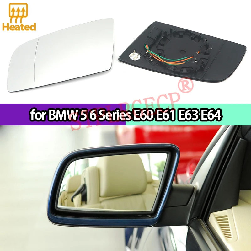 For BMW 5 6 Series E60 E61 E63 E64 Driver Passenger Side Left Right Side Door Wing Mirror Glass Heated Rear View Plate LH RH
For BMW 5 6 Series E60 E61 E63 E64 Driver Passenger Side Left Right Side Door Wing Mirror Glass Heated Rear View Plate LH RH
