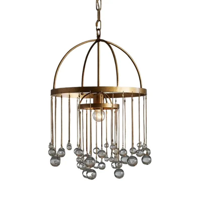 American retro glass chandelier, personalized and creative French minimalist living room, dining room, bedroom, villa room
American retro glass chandelier, personalized and creative French minimalist living room, dining room, bedroom, villa room