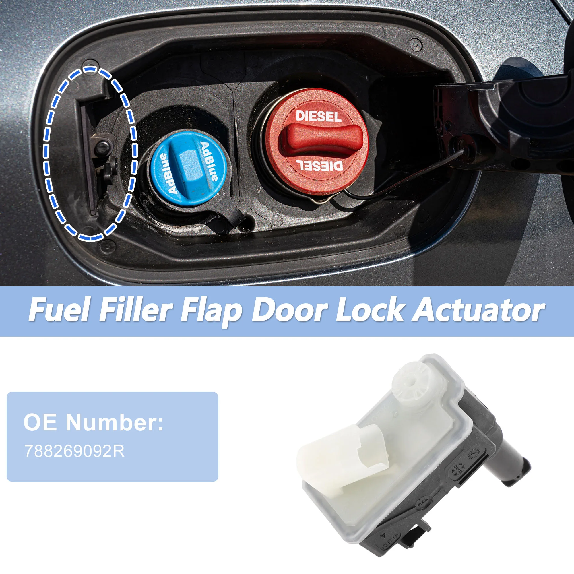UXCELL No.788269092R Fuel Filler Flap Door Latch Lock Actuator Motor for Nissan Juke
UXCELL No.788269092R Fuel Filler Flap Door Latch Lock Actuator Motor for Nissan Juke