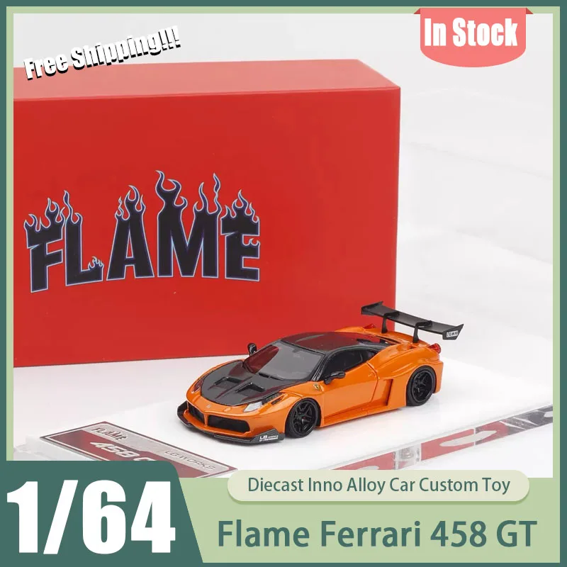 New In Stock Flame 1:64 Ferrari 458 Gt Lb Widebody Resin Limited Edition Diecast Car Model Static Display Collectible Ornaments
New In Stock Flame 1:64 Ferrari 458 Gt Lb Widebody Resin Limited Edition Diecast Car Model Static Display Collectible Ornaments