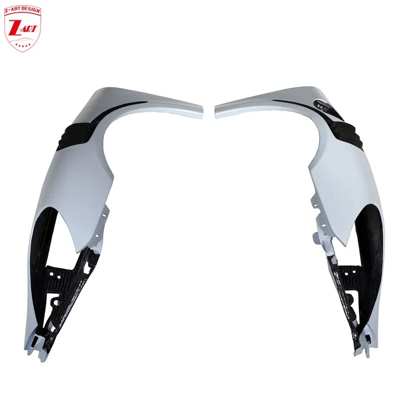 Переднее крыло Z-ART 987 GT2 RS для Porsche 987.1, вентилируемое переднее крыло из сухого углеродного волокна для Boxster Cayman 2005-2008 гг.
Переднее крыло Z-ART 987 GT2 RS для Porsche 987.1, вентилируемое переднее крыло из сухого углеродного волокна для Boxster Cayman 2005-2008 гг.