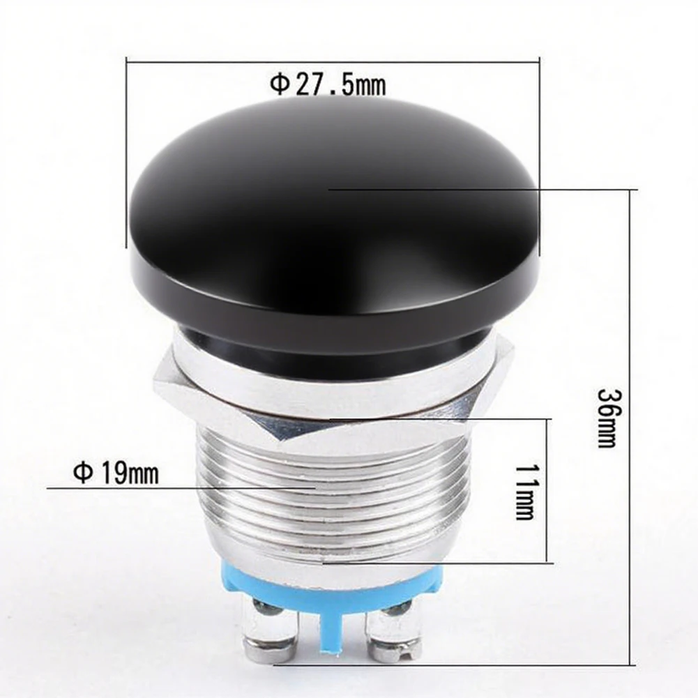 2 шт. 19 мм кнопочный переключатель с самосбросом металлический кнопочный переключатель водонепроницаемая кнопка запуска AC/DC для автомобильной бытовой техники
2 шт. 19 мм кнопочный переключатель с самосбросом металлический кнопочный переключатель водонепроницаемая кнопка запуска AC/DC для автомобильной бытовой техники