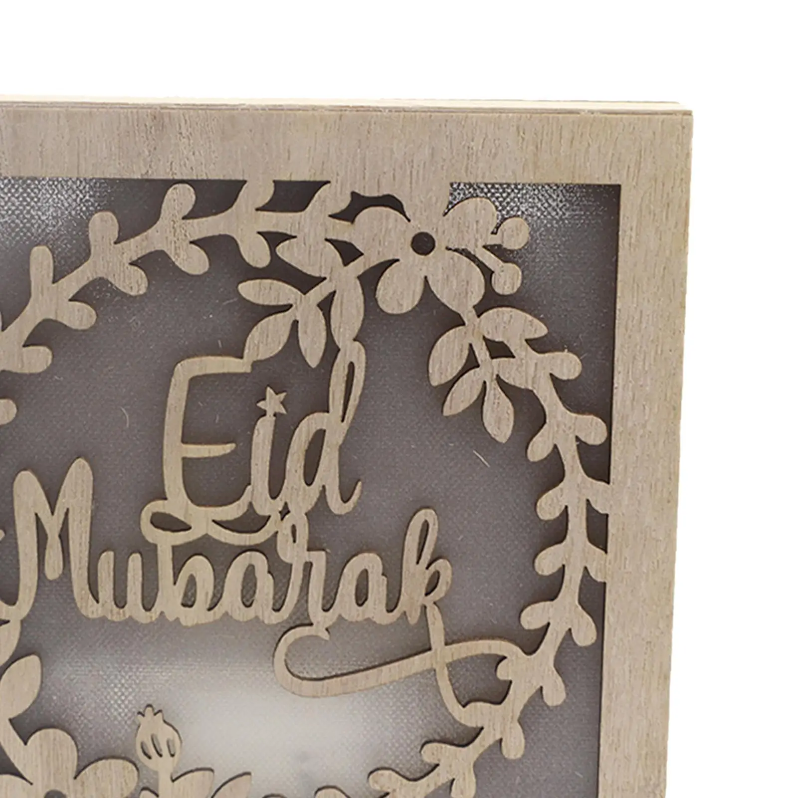 Wood Eid Mubarak Rectangle Lamp Ramadan Table Wall home and desk Bedside Decor Muslim Romantic Ornaments Battery Operated
Wood Eid Mubarak Rectangle Lamp Ramadan Table Wall home and desk Bedside Decor Muslim Romantic Ornaments Battery Operated