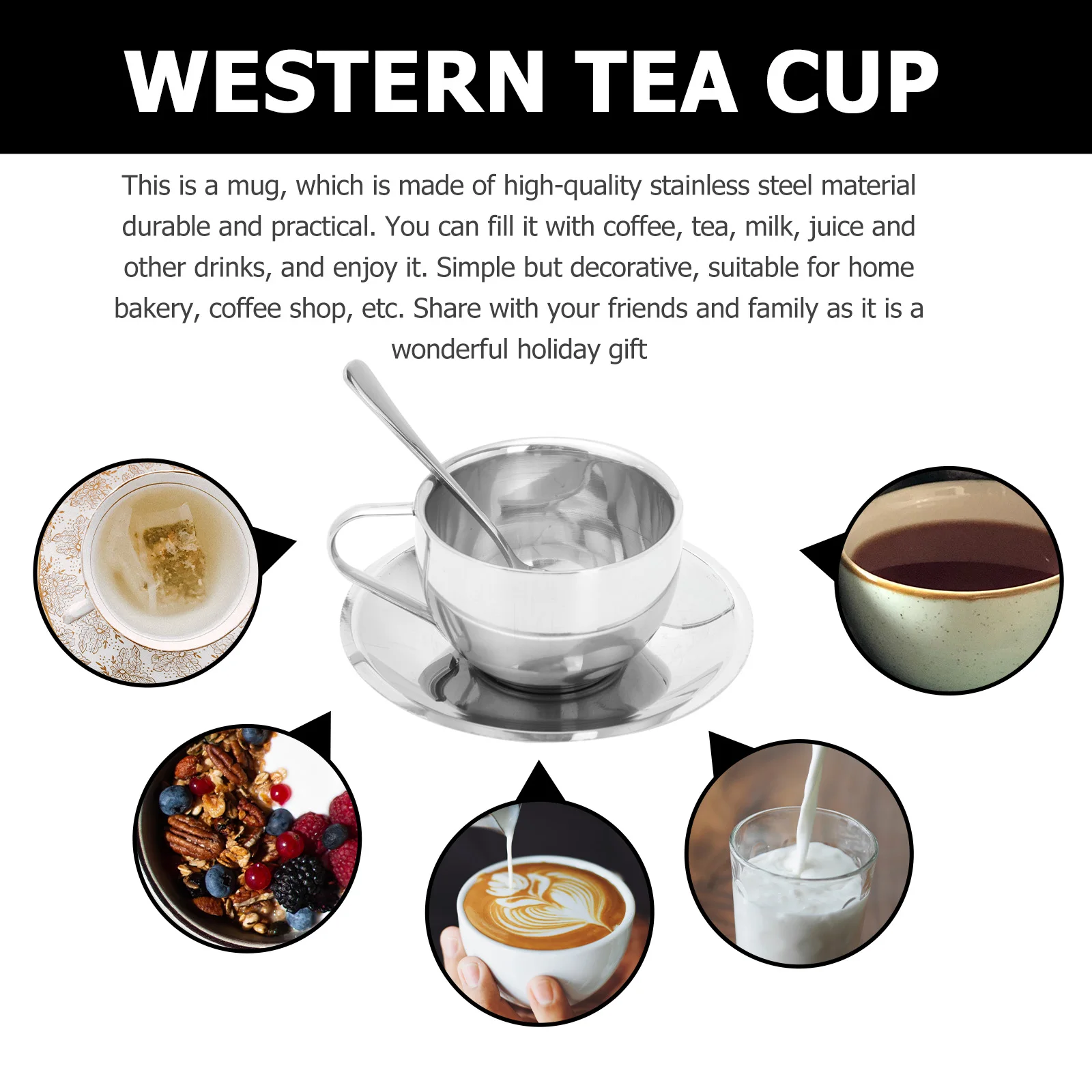 Coffee Cup Set Mugs Western-style Flower Tea Latte Ceramic Metal Cappuccino Cups Water Vintage Farmhouse
Coffee Cup Set Mugs Western-style Flower Tea Latte Ceramic Metal Cappuccino Cups Water Vintage Farmhouse
