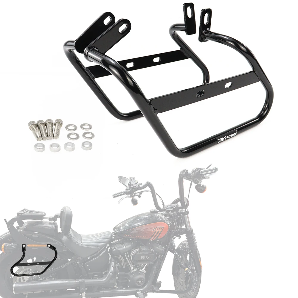 Motorcycle Luggage Racks Side Saddle Bag Mount Bracke Softail Street Bob FXBB 2018-2020 114 FXBBS 2021-2024 For Harley Davidson
Motorcycle Luggage Racks Side Saddle Bag Mount Bracke Softail Street Bob FXBB 2018-2020 114 FXBBS 2021-2024 For Harley Davidson