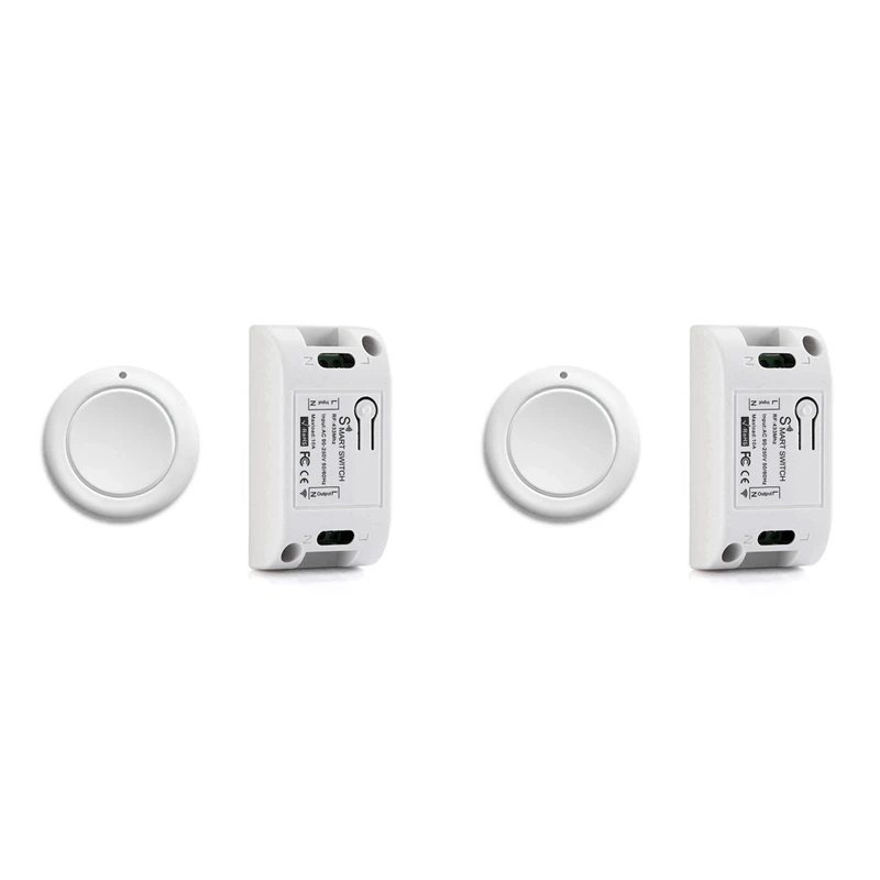 2025 New-2X Smart Home Wireless Light Switch RF 433 Mhz Remote Control AC 110V 220V Receiver Push Bedroom Ceiling Lamp Switch
2025 New-2X Smart Home Wireless Light Switch RF 433 Mhz Remote Control AC 110V 220V Receiver Push Bedroom Ceiling Lamp Switch