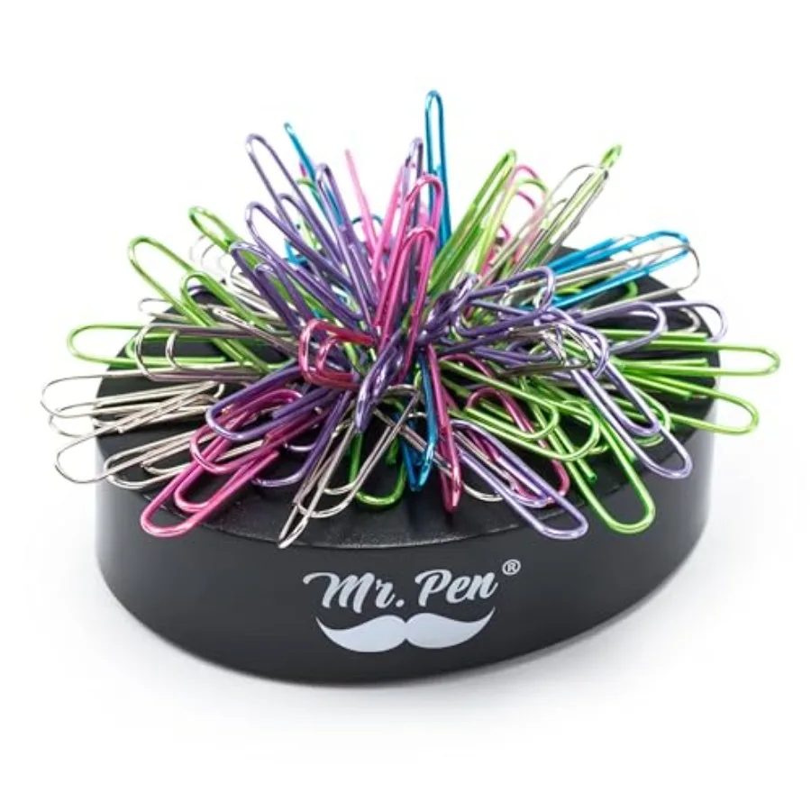 - Magnetic Desk Toy With Colored and Silver Paper Clips 100 Pieces,Desk Toys, Desk Decor, Desk Accessories, Paperweight, Cute O
- Magnetic Desk Toy With Colored and Silver Paper Clips 100 Pieces,Desk Toys, Desk Decor, Desk Accessories, Paperweight, Cute O