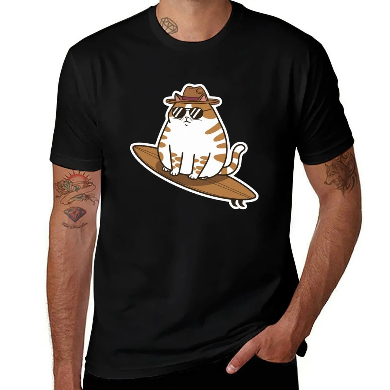 Surfing Cool Cat – Funny Chubby Cat on Surfboard Sticker with Shades & Fedora T-Shirt quick-drying mens fashion
Surfing Cool Cat – Funny Chubby Cat on Surfboard Sticker with Shades & Fedora T-Shirt quick-drying mens fashion