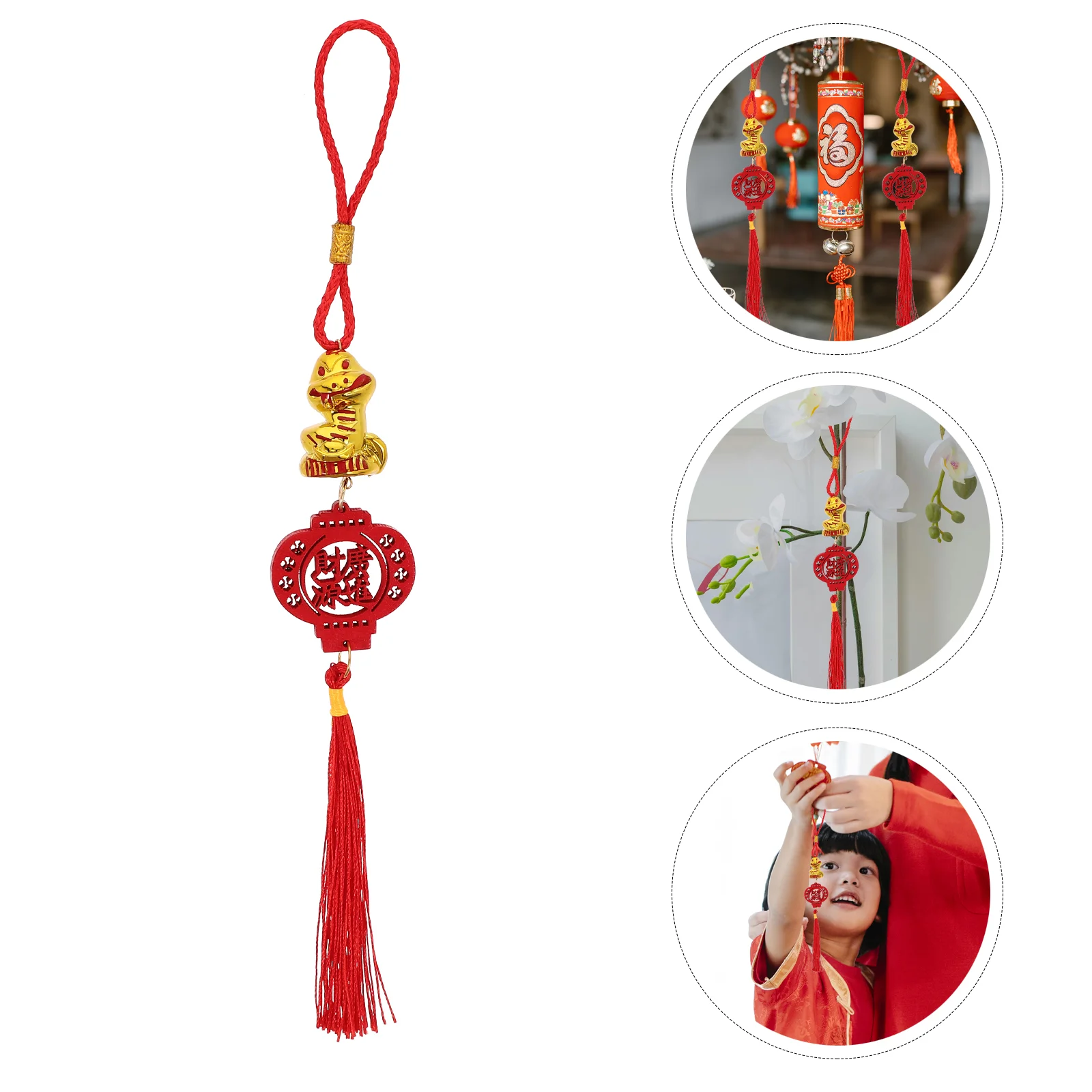 5pcs Golden Wooden Snake Pendants Festive Plant naments Chinese New Year Decorations Spring Festival Home Office Car
5pcs Golden Wooden Snake Pendants Festive Plant naments Chinese New Year Decorations Spring Festival Home Office Car