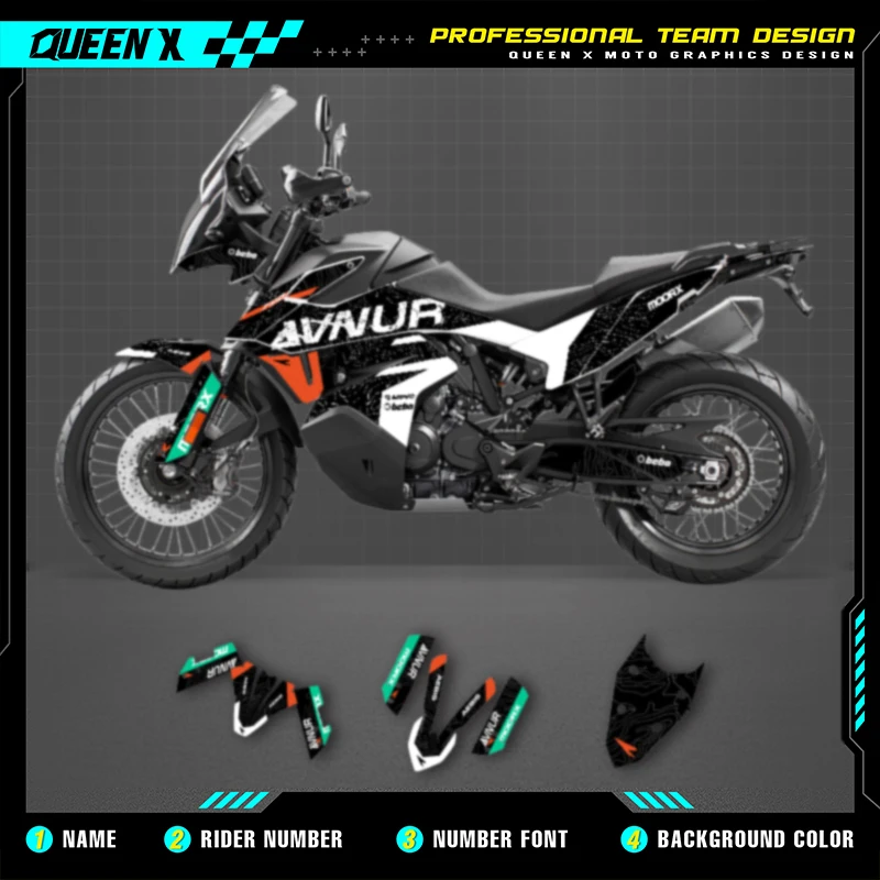 Queen X MOTOR For KTM ADV 790 2019 2020 2021 2022 Motorcycle Graphics Decals Stickers Kits Numer Name Custom
Queen X MOTOR For KTM ADV 790 2019 2020 2021 2022 Motorcycle Graphics Decals Stickers Kits Numer Name Custom