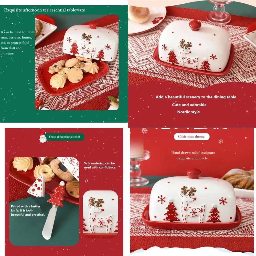 Рождественские лакомства: тарелки Nordic Red Aset, ножи и покрытые сладости
Рождественские лакомства: тарелки Nordic Red Aset, ножи и покрытые сладости