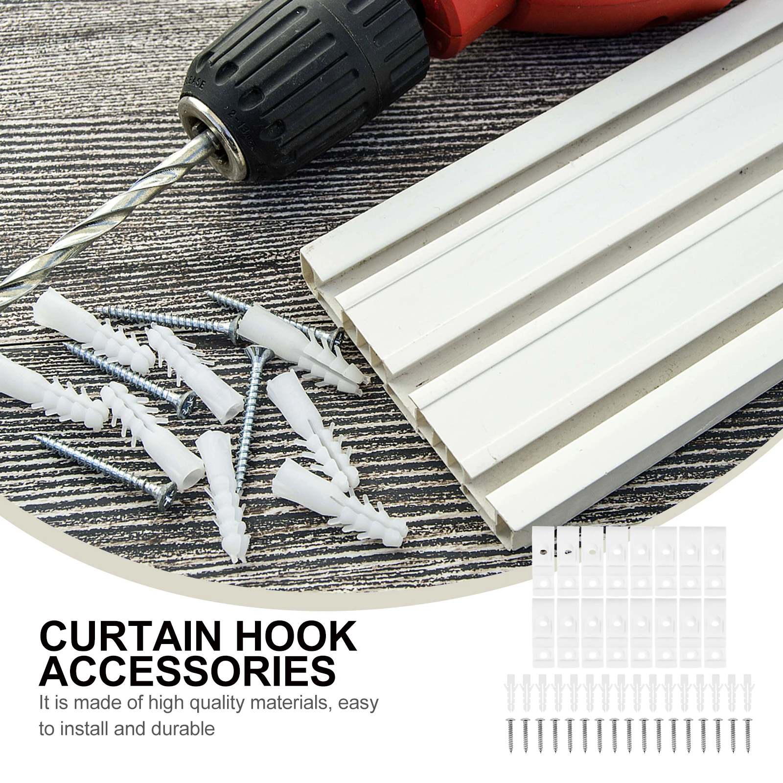 16 Sets Tips Curtain Hook Accessories Window Blind for Roller Blinds Strawberry White Plastic
16 Sets Tips Curtain Hook Accessories Window Blind for Roller Blinds Strawberry White Plastic