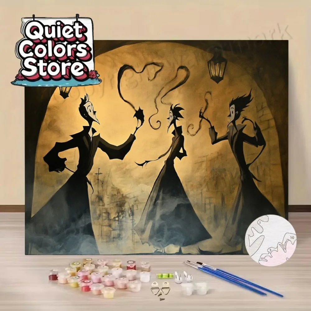 (Магазин Quiet Colors) Набор для цифровой живописи маслом | Набор для начинающих: 2D цифровая живопись с готическими фигурами в сепия-городском пейзаже, Paintin
(Магазин Quiet Colors) Набор для цифровой живописи маслом | Набор для начинающих: 2D цифровая живопись с готическими фигурами в сепия-городском пейзаже, Paintin