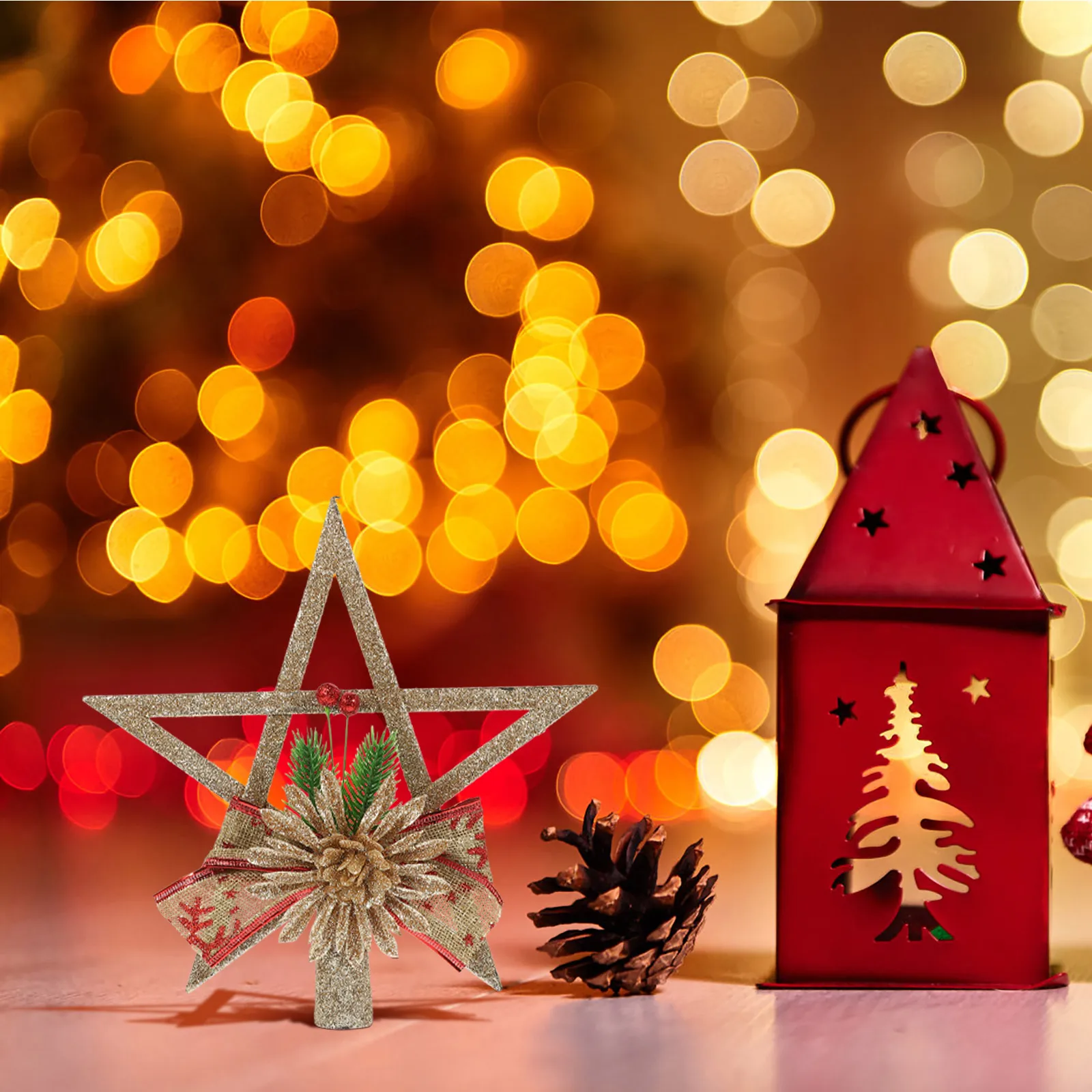 Christmas Tree Star nament Xmas Decorations Decorative Glitter Star Prop Glitter Prop Home Festive Adornment Scene Layout
Christmas Tree Star nament Xmas Decorations Decorative Glitter Star Prop Glitter Prop Home Festive Adornment Scene Layout