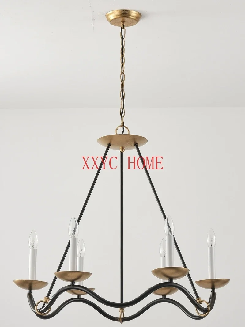 American Simple Living Room Chandelier French Retro Lighting Designer Hall Atmosphere Main Lamp
American Simple Living Room Chandelier French Retro Lighting Designer Hall Atmosphere Main Lamp