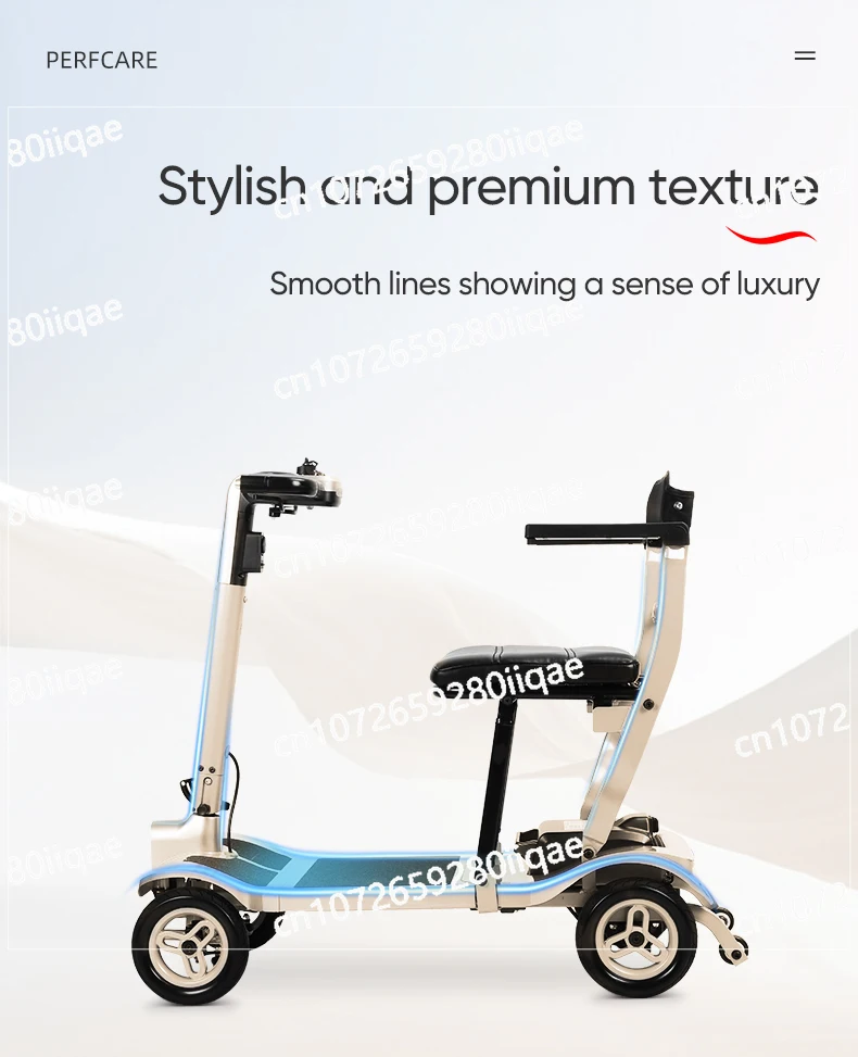 4 Wheel Travel Ultra Light 15Kg Portable Folding Electric Mobility Scooter Lightweight Mobility Scooter
4 Wheel Travel Ultra Light 15Kg Portable Folding Electric Mobility Scooter Lightweight Mobility Scooter