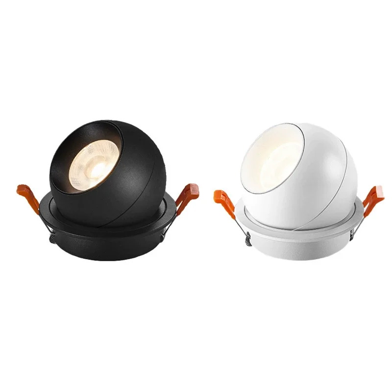 Round 355 Angle Rotate Dimmable LED COB Recessed Downlight 7W 9W 12W Ceiling Spot Light Pic Background For Indooor Living Room
Round 355 Angle Rotate Dimmable LED COB Recessed Downlight 7W 9W 12W Ceiling Spot Light Pic Background For Indooor Living Room