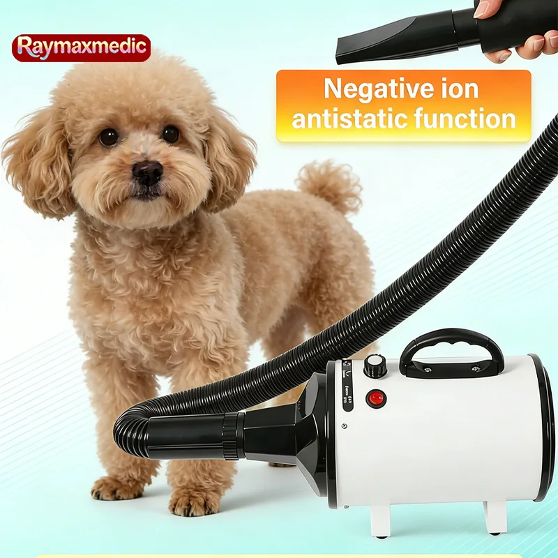 Raymax 2800W Hair Dryer for Dogs Pet Grooming Blower Warm Wind Secador Fast Silent Pet Drying Machine Stepless Speed Regulation
Raymax 2800W Hair Dryer for Dogs Pet Grooming Blower Warm Wind Secador Fast Silent Pet Drying Machine Stepless Speed Regulation