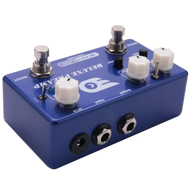 Mosky Deluxe предусилитель для гитары педаль эффектов 2 в 1 Boost классический Overdrive эффекты металлический корпус с True Bypass аксессуары для гитары
Mosky Deluxe предусилитель для гитары педаль эффектов 2 в 1 Boost классический Overdrive эффекты металлический корпус с True Bypass аксессуары для гитары