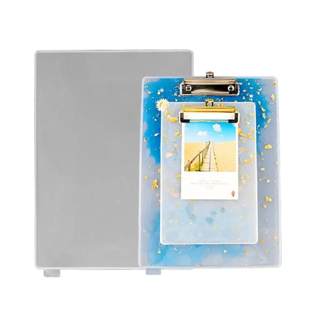 Easy Demoulding Clipboard Resin Mold Soft Silicone A4 Size Silicone Drawing Board Mold File Folder White Resin Molds Silicone
Easy Demoulding Clipboard Resin Mold Soft Silicone A4 Size Silicone Drawing Board Mold File Folder White Resin Molds Silicone