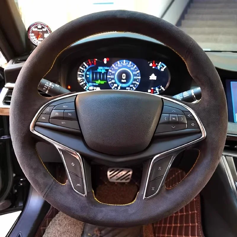 Car Steering Wheel Weaving Suede XTS CT5 XT4 XT6 XT5 Car Interior Accessories Steering Wheel Cover For Cadillac ATSL
Car Steering Wheel Weaving Suede XTS CT5 XT4 XT6 XT5 Car Interior Accessories Steering Wheel Cover For Cadillac ATSL