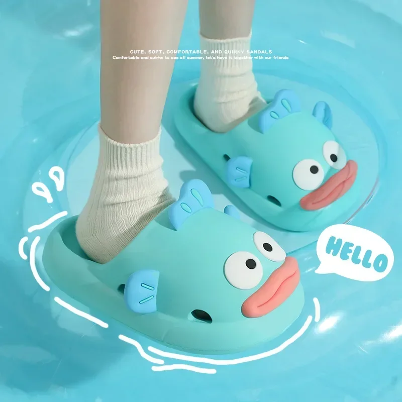Cartoon fish outdoor slippers women's bathroom soft bottom non-slip shower slippers household indoor summer funny shoes
Cartoon fish outdoor slippers women's bathroom soft bottom non-slip shower slippers household indoor summer funny shoes