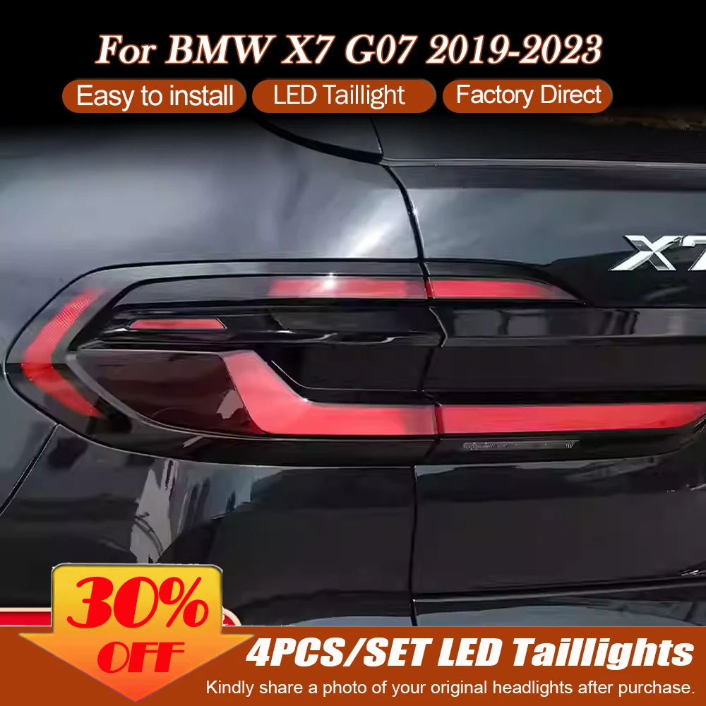 Taillamp Assembly For BMW X7 G07 2019 2020 2021 2022 2023 2024 Upgrade 2025 Like Taillight Led Rear Lamp Light Plug And Play
Taillamp Assembly For BMW X7 G07 2019 2020 2021 2022 2023 2024 Upgrade 2025 Like Taillight Led Rear Lamp Light Plug And Play