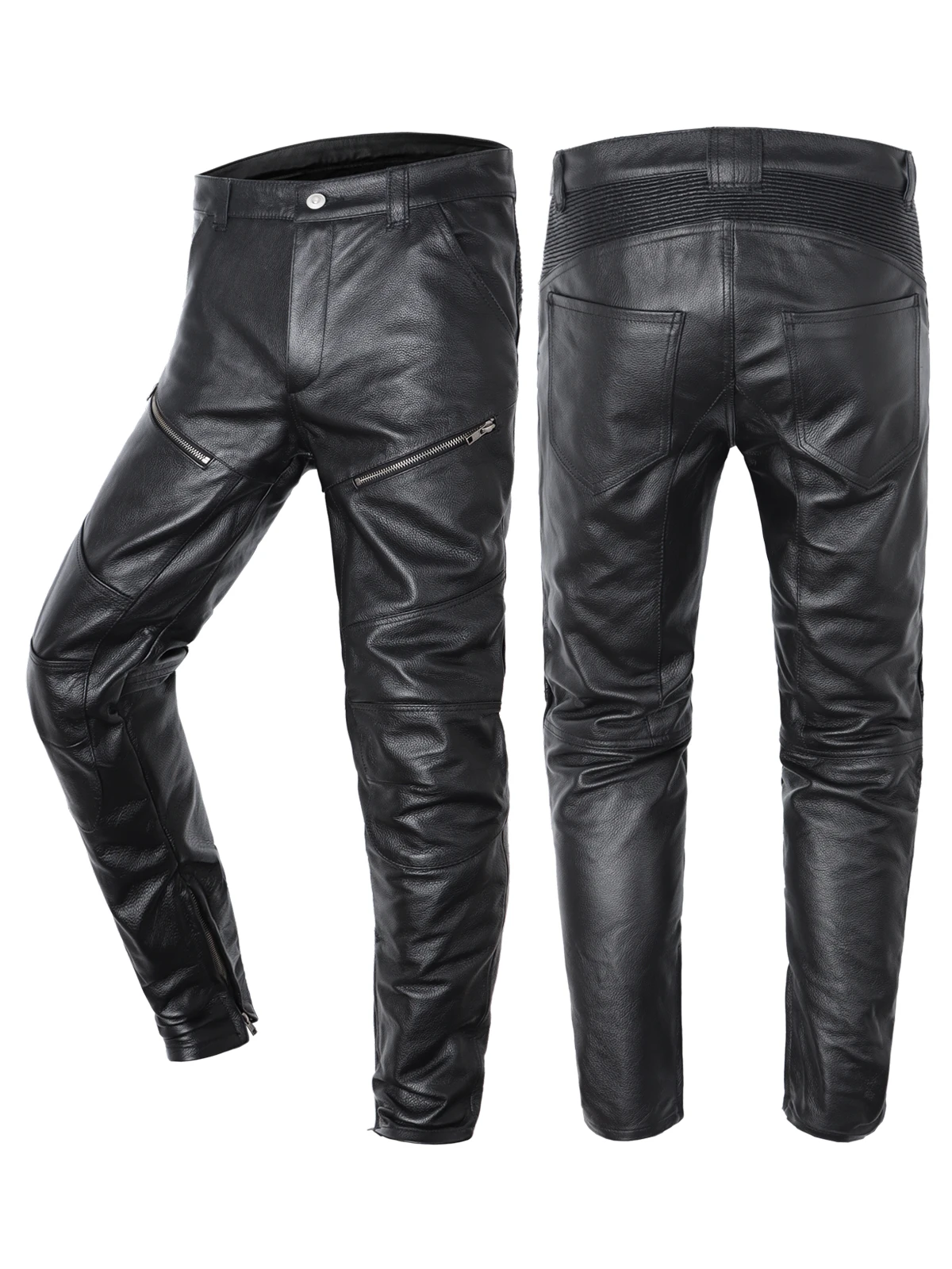 New Men's Genuine Top Layer Cowhide Leather Motorcycle Pants Harlequin Biker Windproof Riding Long Trousers Faionable Urban...
New Men's Genuine Top Layer Cowhide Leather Motorcycle Pants Harlequin Biker Windproof Riding Long Trousers Faionable Urban...