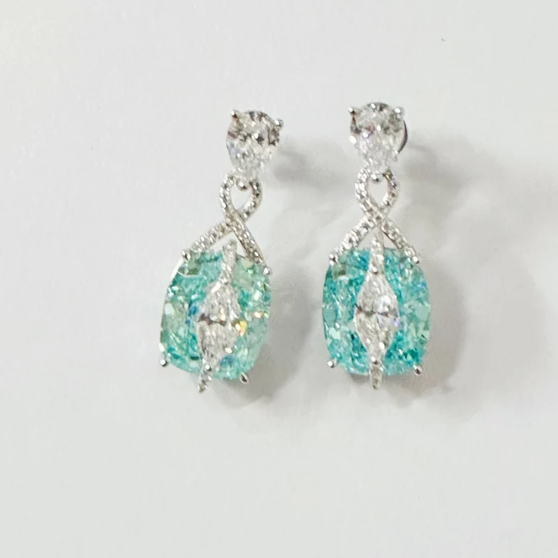 925 Sterling Silver Shiny Diamond Light Blue Paleba Yellow Gemstone Pendant Earrings Party Wedding Accessories Wholesale
925 Sterling Silver Shiny Diamond Light Blue Paleba Yellow Gemstone Pendant Earrings Party Wedding Accessories Wholesale