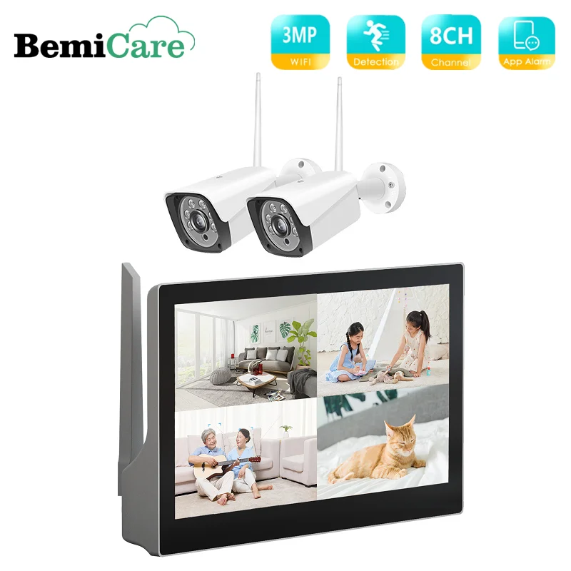 SMART LCD NVR KITS 8CH Wireless NVR Kits 10' LCD display 1536P HD outdoor security IP Camera video surveillance wifi cctv System
SMART LCD NVR KITS 8CH Wireless NVR Kits 10' LCD display 1536P HD outdoor security IP Camera video surveillance wifi cctv System
