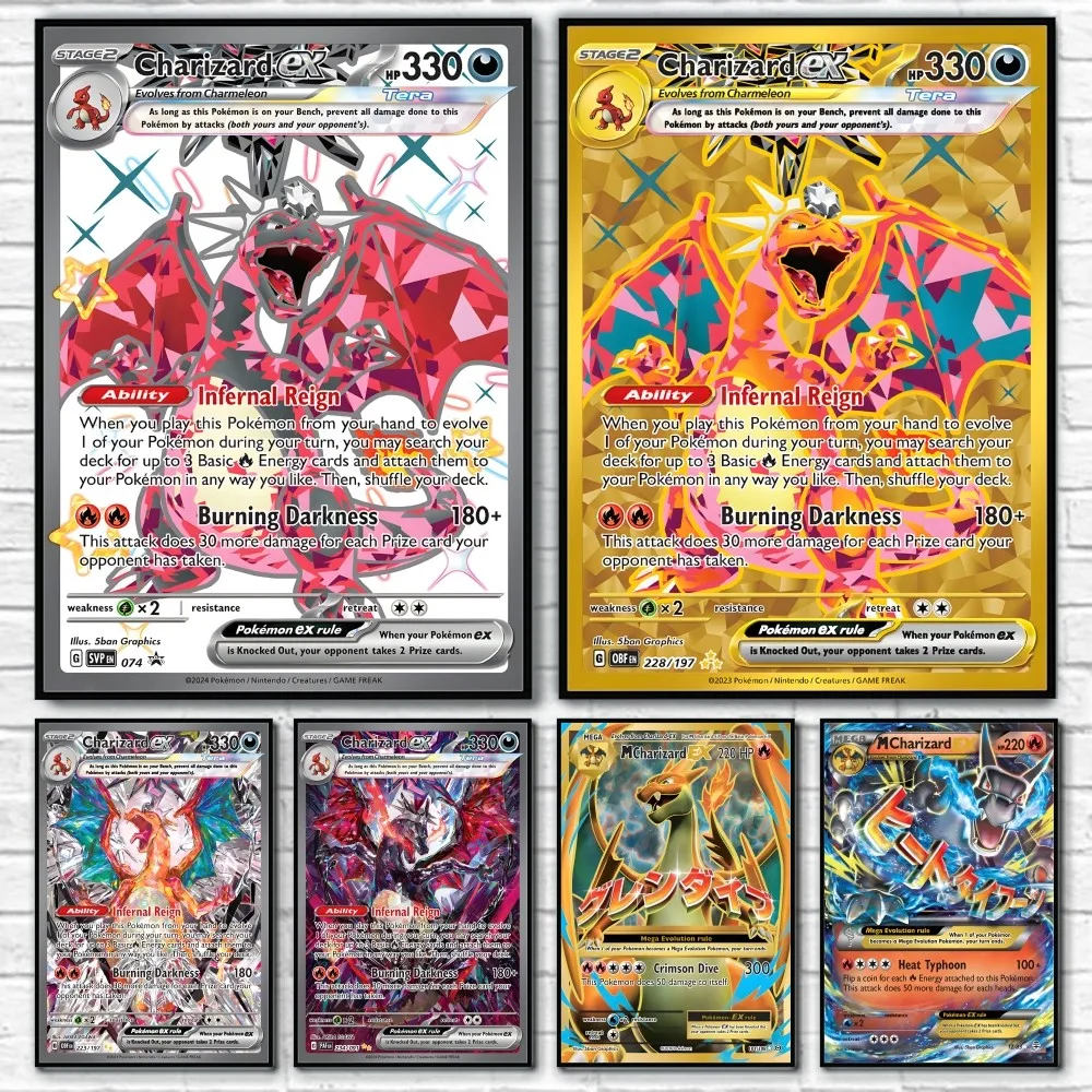 Charizard Rare Card Pattern Poster Room Home Living Bed Room Bar Hallway Sticky Wall Art Printing Waterproof Aesthetic Decor
Charizard Rare Card Pattern Poster Room Home Living Bed Room Bar Hallway Sticky Wall Art Printing Waterproof Aesthetic Decor