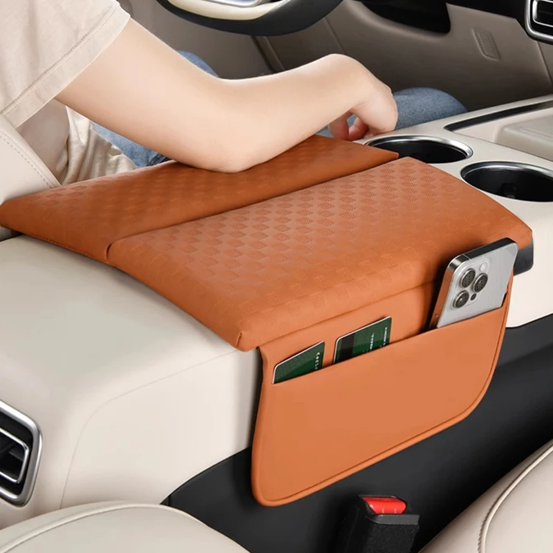 1Pc Leather Car Armrest Box Cushion Heightening Elbow Support Pad with Storage Pocket for BMW Toyota Honda Mercedes
1Pc Leather Car Armrest Box Cushion Heightening Elbow Support Pad with Storage Pocket for BMW Toyota Honda Mercedes
