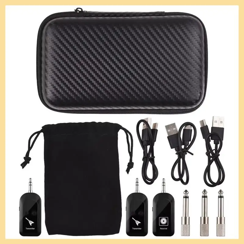 AA90-Wireless Guitar System Rechargeable 2.4G Guitar Transmitter Receiver Set Realtime With 6.35Mm Adapter Musicaccessories
AA90-Wireless Guitar System Rechargeable 2.4G Guitar Transmitter Receiver Set Realtime With 6.35Mm Adapter Musicaccessories