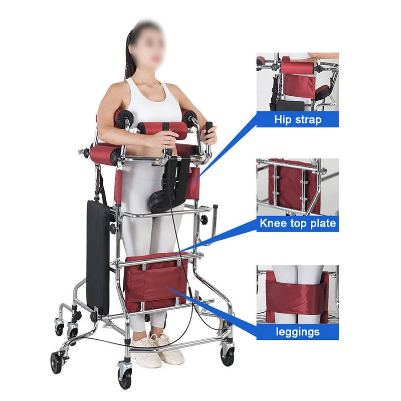 Custom Wholesale 6 8 Wheels Stroke Patients Mobility Rehabilitation Gait Training Walking Aid For Elderly Disabled With Brake
Custom Wholesale 6 8 Wheels Stroke Patients Mobility Rehabilitation Gait Training Walking Aid For Elderly Disabled With Brake