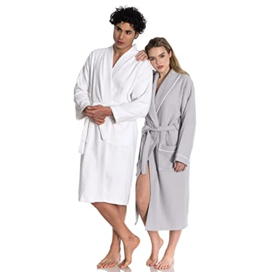 East'N Blue Waffle-Terry Knit Bathrobe Shawl Collar Turkish Cotton Unisex Spa Robe
East'N Blue Waffle-Terry Knit Bathrobe Shawl Collar Turkish Cotton Unisex Spa Robe
