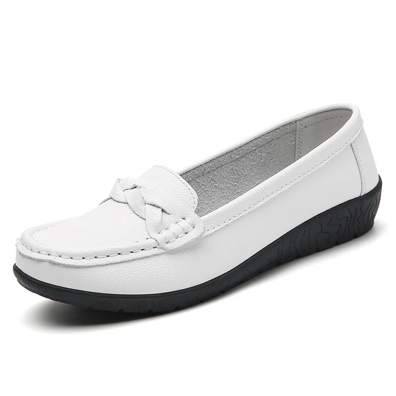 Women Shoes Soft Leather Women's Loafer Flats Slip On Casual Shoes Flat Shoes Women White Footwear Zapatos De Mujer
Women Shoes Soft Leather Women's Loafer Flats Slip On Casual Shoes Flat Shoes Women White Footwear Zapatos De Mujer