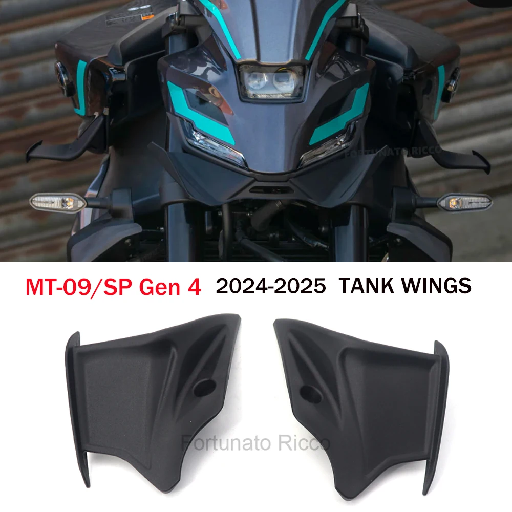 2024+ MT09 SP Gen 4 MT 09SP Новый мотоциклетный топливный бак, боковые крылья, спойлер для YAMAHA MT-09, аксессуары, защита крыльев бака
2024+ MT09 SP Gen 4 MT 09SP Новый мотоциклетный топливный бак, боковые крылья, спойлер для YAMAHA MT-09, аксессуары, защита крыльев бака