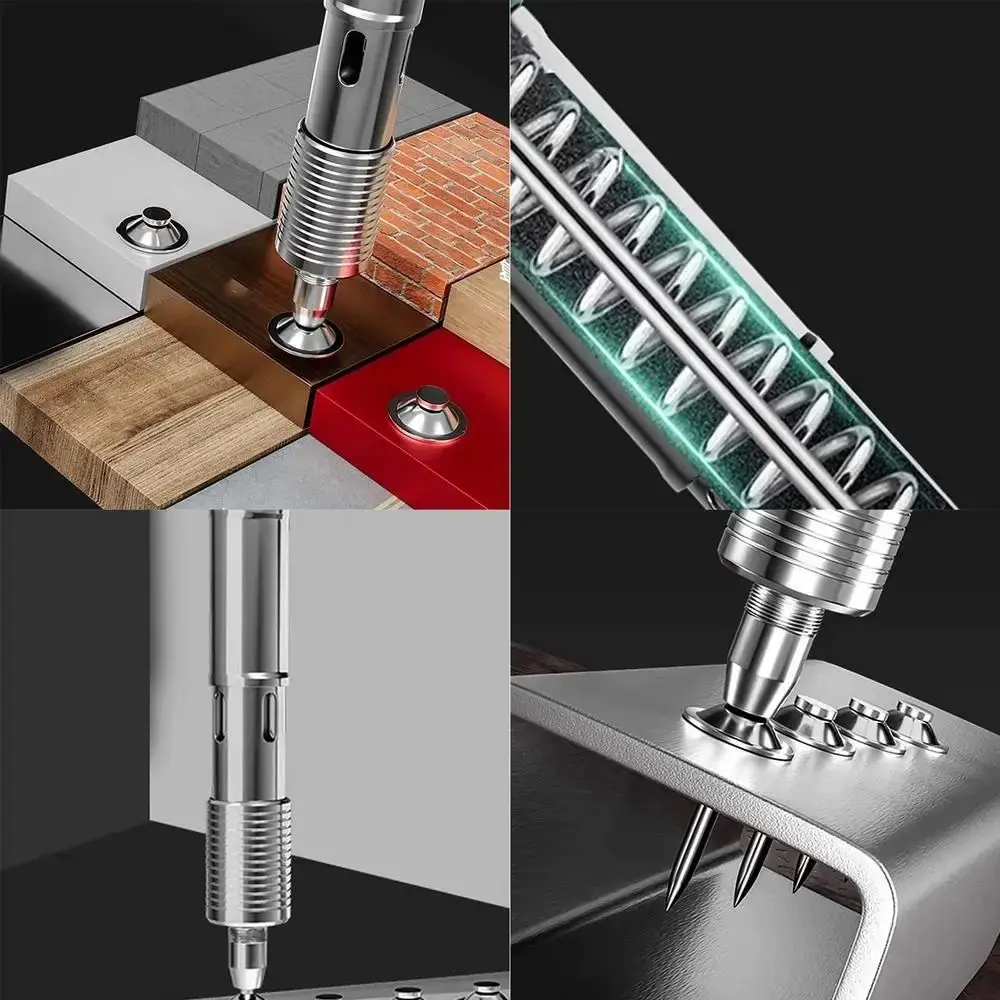 Five Fold Silencing Cement Wall Nailer Infinite Constraints One-hand Operation Manual Nail Machine One Second Nailing
Five Fold Silencing Cement Wall Nailer Infinite Constraints One-hand Operation Manual Nail Machine One Second Nailing