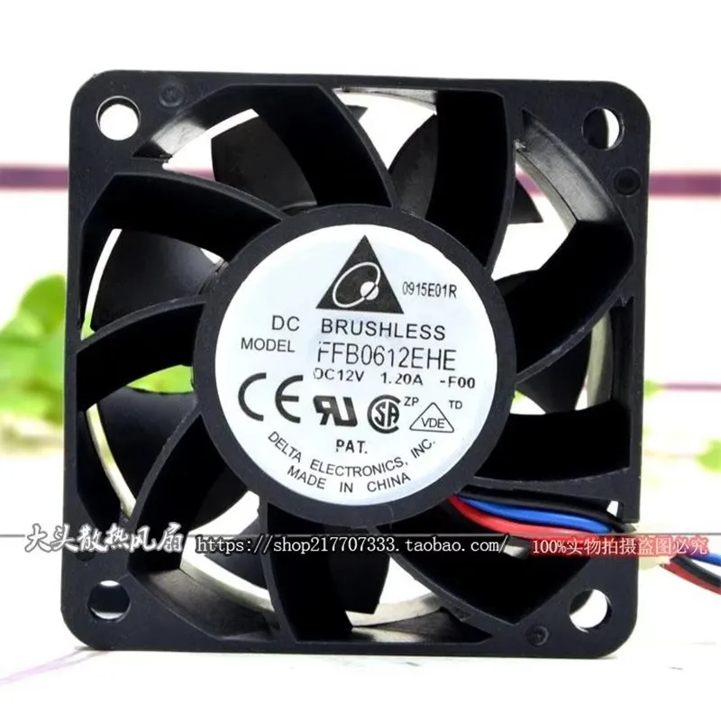 Authentic 60 * 60 * 38MM 6CM FFB0612EHE 12V 1.20A violent chassis server cooling fan
Authentic 60 * 60 * 38MM 6CM FFB0612EHE 12V 1.20A violent chassis server cooling fan
