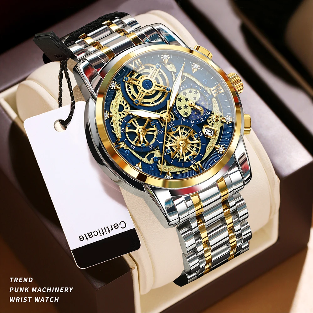 BINBOND 800 Hollow Carved Quartz Men's Watch Waterproof Calendar Luminous Steel Strip Watches for Men Relogios Masculino Часы
BINBOND 800 Hollow Carved Quartz Men's Watch Waterproof Calendar Luminous Steel Strip Watches for Men Relogios Masculino Часы