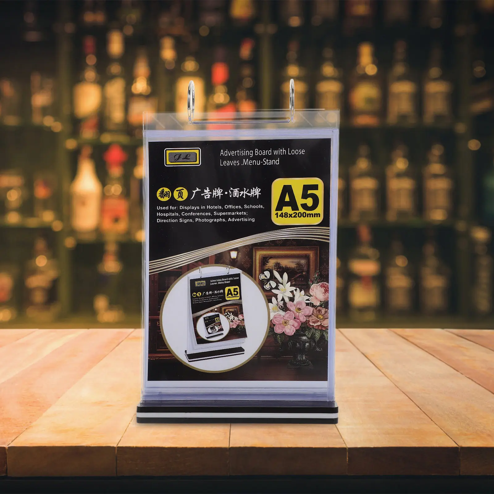 Tabletop Flip Menu Stand A5 Size Acrylic Document Holder Space Saving Elegant Design for Restaurant Bar Cafe Mall Supermarket
Tabletop Flip Menu Stand A5 Size Acrylic Document Holder Space Saving Elegant Design for Restaurant Bar Cafe Mall Supermarket
