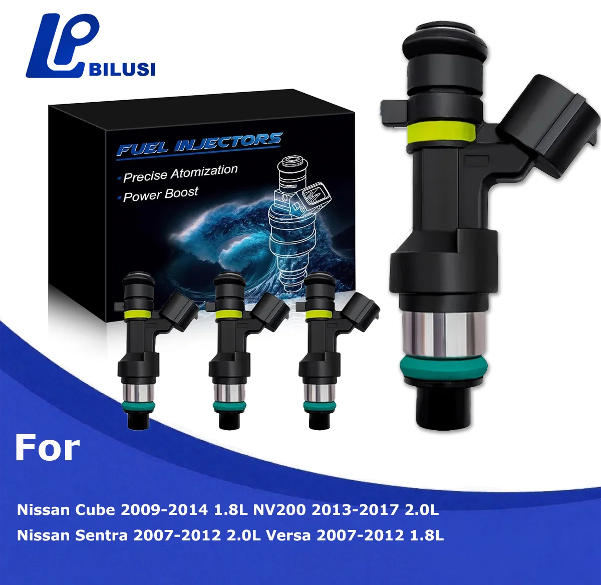 Bilusi 16600-EN200 Fuel Injector For Nissan Sentra 2.0L Versa 1.8L 2007-2012 Cube 2009-2014 NV200 2013-2017 FBY2850 67663 FJ1056
Bilusi 16600-EN200 Fuel Injector For Nissan Sentra 2.0L Versa 1.8L 2007-2012 Cube 2009-2014 NV200 2013-2017 FBY2850 67663 FJ1056