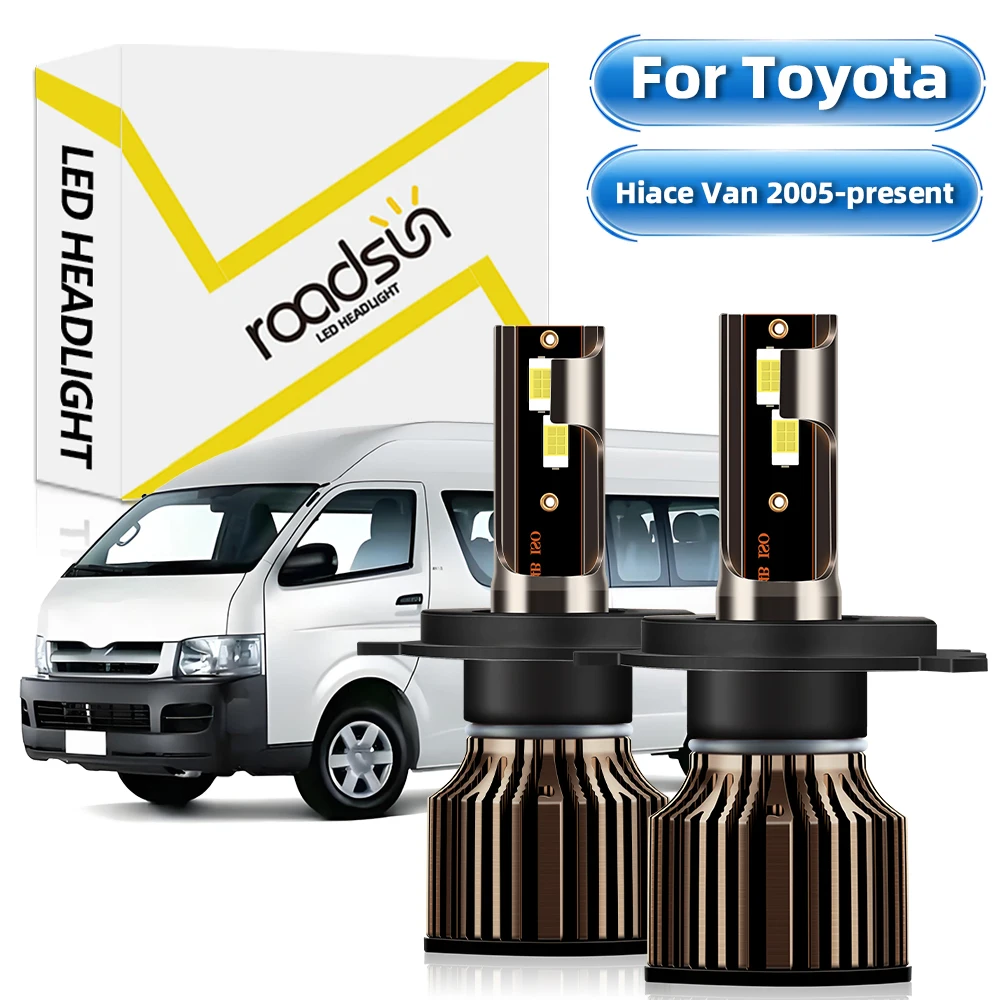 【For Toyota Hiace Van 2005-present】Headlight Bulbs H4 Hi-Lo Beam Headlamp 6000K White 27000LM 400% Super Bright Plug And Play
【For Toyota Hiace Van 2005-present】Headlight Bulbs H4 Hi-Lo Beam Headlamp 6000K White 27000LM 400% Super Bright Plug And Play