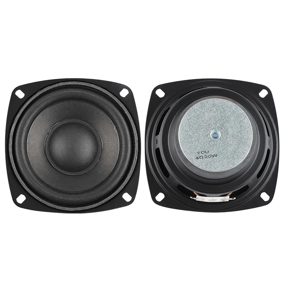 2 4-дюймовых аудиодинамика, 4-омные 20-ваттные полнодиапазонные динамики, твитеры для домашнего кинотеатра
2 4-дюймовых аудиодинамика, 4-омные 20-ваттные полнодиапазонные динамики, твитеры для домашнего кинотеатра