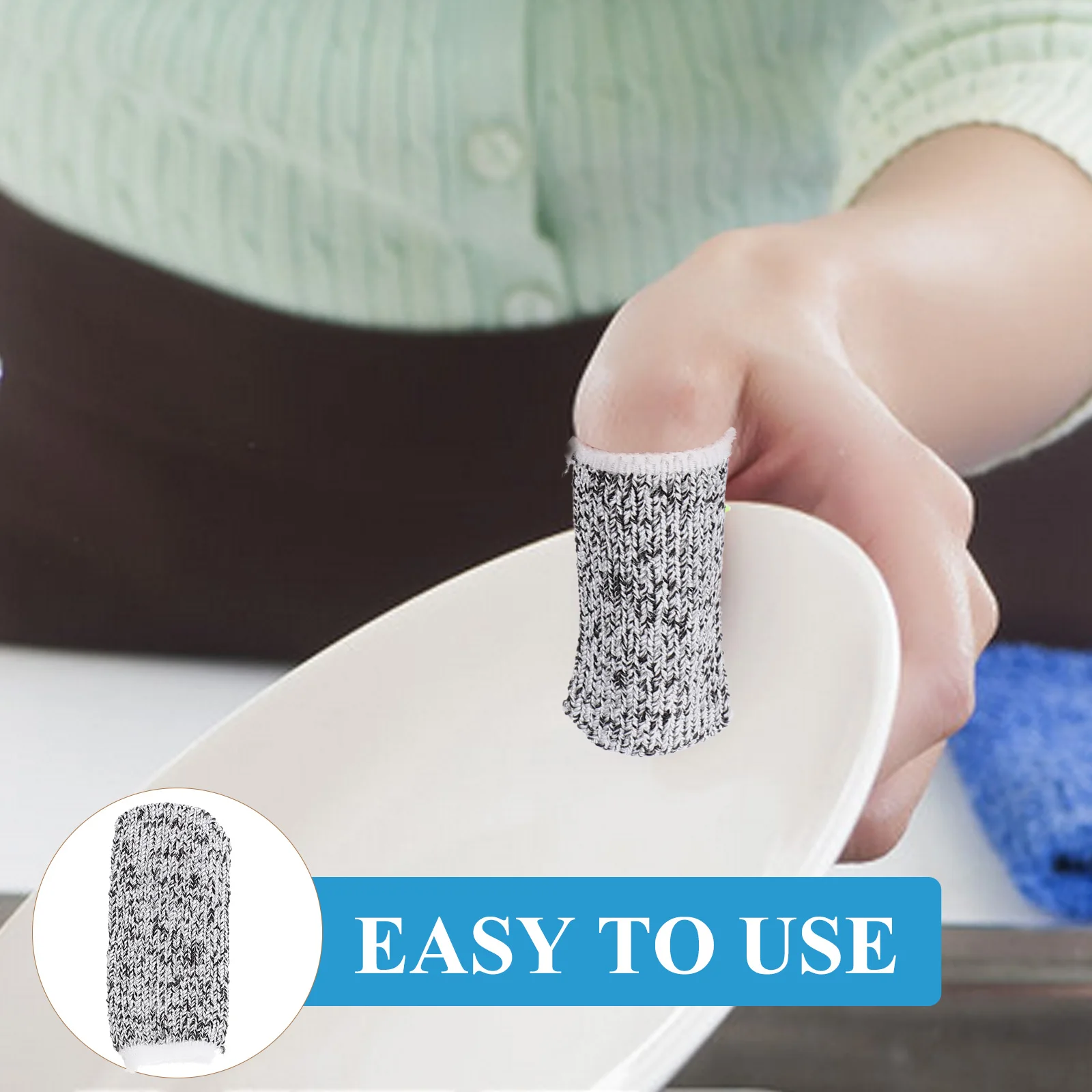 60pcs Anti Cut Finger Protectors Reusable Protective Covers Breathable Nylon Material For Cooking Working Sculpturing
60pcs Anti Cut Finger Protectors Reusable Protective Covers Breathable Nylon Material For Cooking Working Sculpturing