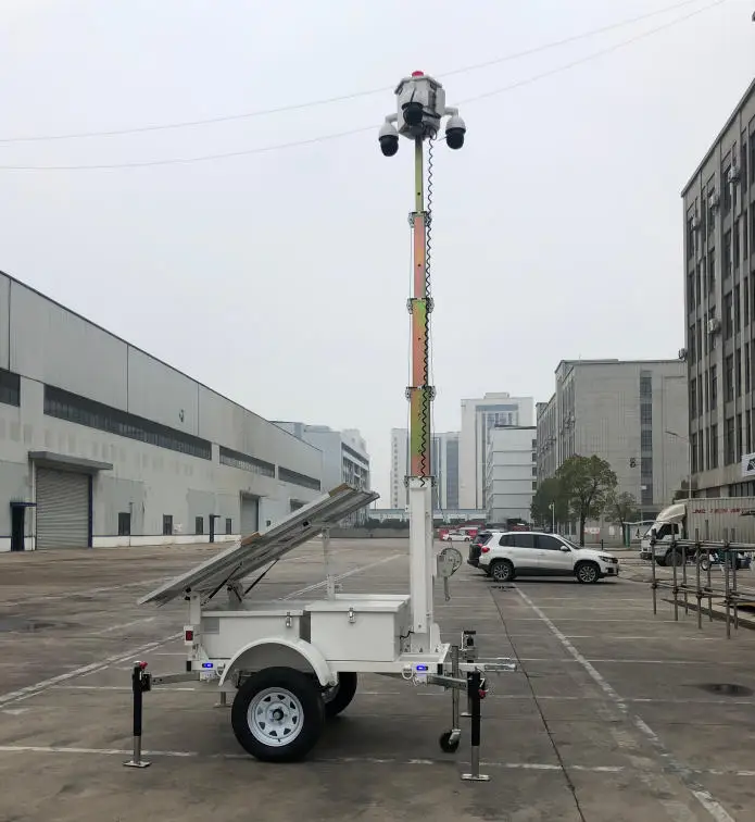 24/7 Mobile Solar Surveillance Trailer with 9m Telescopic Mast & Controller for Remote Security & Crowd Monitoring
24/7 Mobile Solar Surveillance Trailer with 9m Telescopic Mast & Controller for Remote Security & Crowd Monitoring
