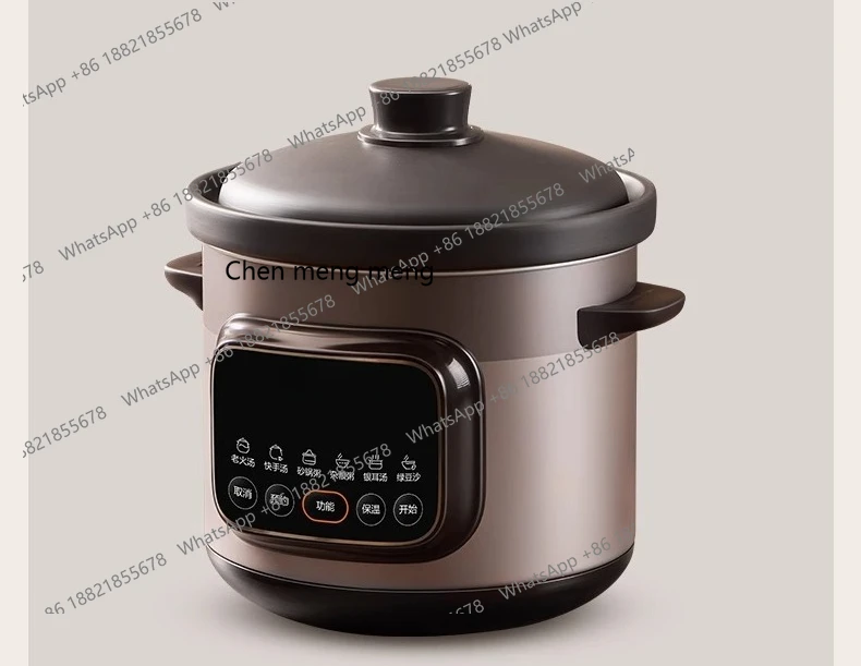 Soup pot Purple sand electric casserole pot Ceramic automatic 5L large capacity DG50YC872
Soup pot Purple sand electric casserole pot Ceramic automatic 5L large capacity DG50YC872